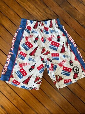Dominos Pizza  Print Lax Shorts Flow Society: Dominate Lacrosse